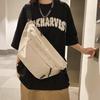 Large Capacity Unisex Chest & Crossbody Bag: Trendy Japanese Casual Style, Perfect for Workwear & Cycling.