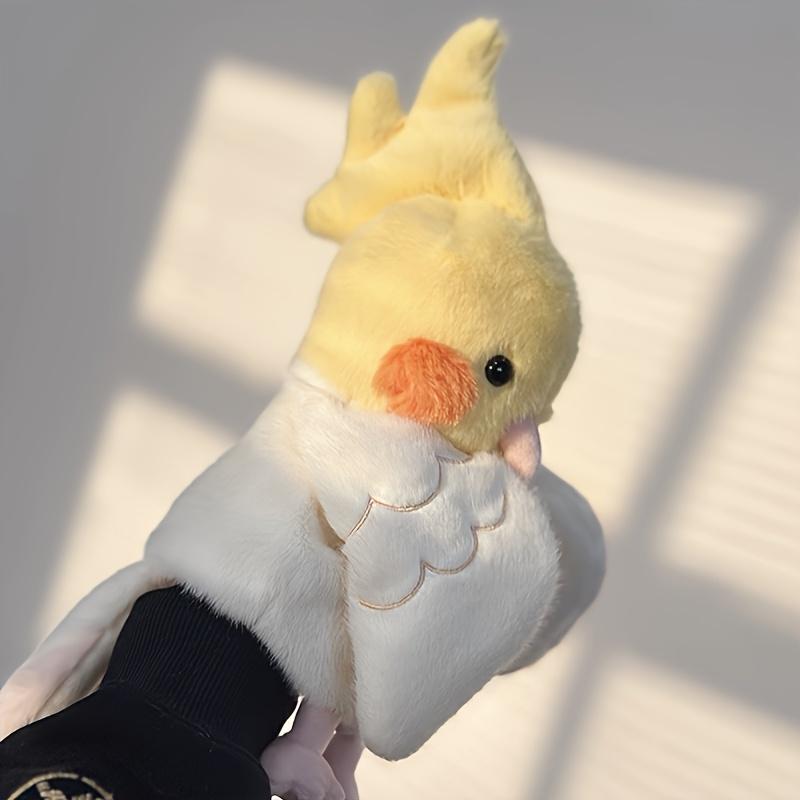 Adorable Parrot Hand Puppet Fun Parrot Plush Toy Flying Animal Toy Bird Hand Puppet Storytelling Teaching Early Childhood Interactive Interactive
