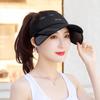 Summer Unisex Wide-Brim Sun Protection Hat with Drawstring