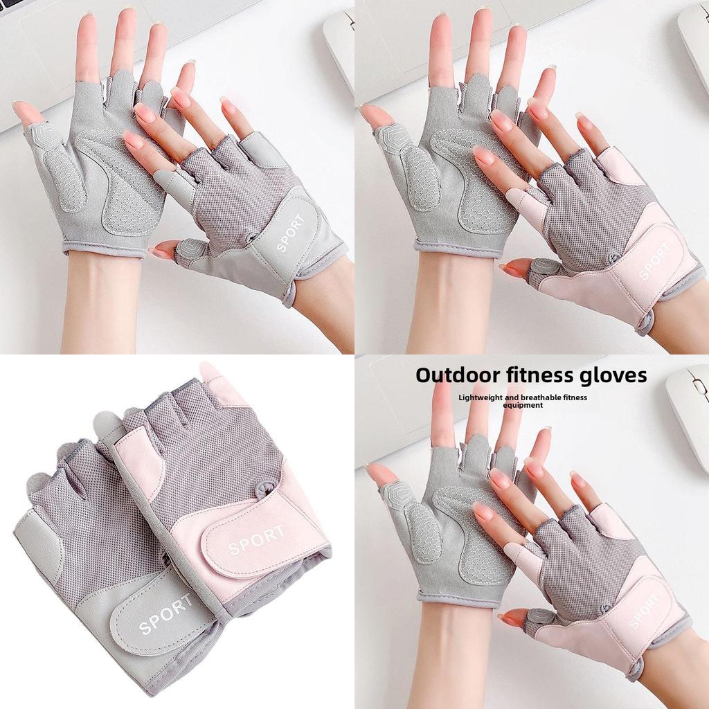 Fitness Gloves With Antislip Grip For Outdoor Yoga And Cycling Enthusiasts