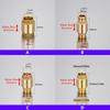 Thickened Brass Check Valves 6 Inch Vertical Design Leakproof Seal For Industrial And Home Use Preventing Reverse Flows