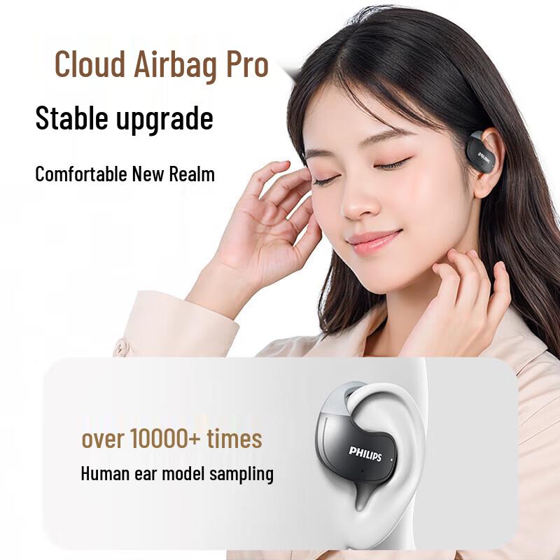 Philips TAT2708 Open-Ear Clip-on Wireless Bluetooth Earphones