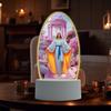 Guadalupe Virgin Prayer Lamp USB Powered Warm Light Soft Glow Catholic Night Light LED Religious Decor for Home Altar Bedroom Office Gift