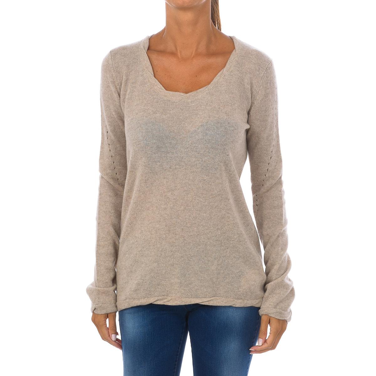 

Женский свитер Deilvery 2 с длинными рукавами и круглым вырезом 106AM1114