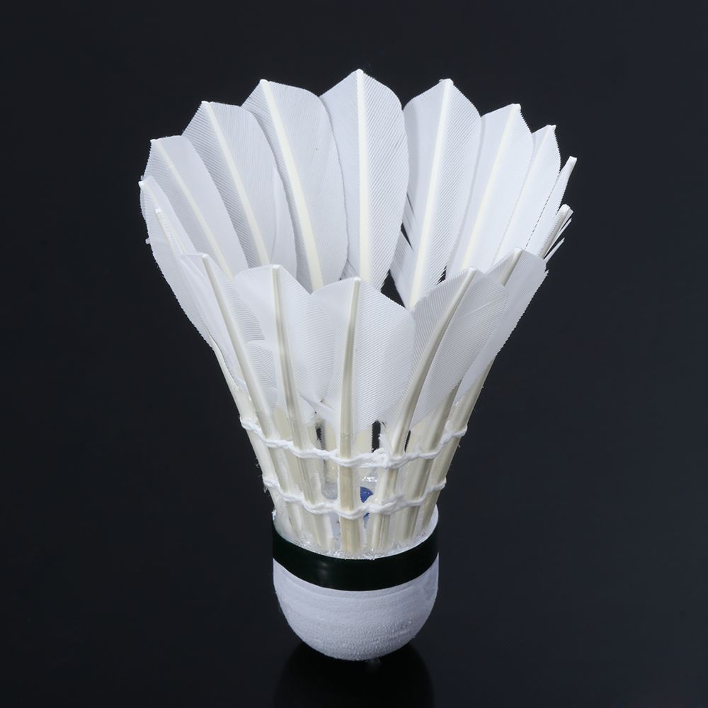 LED Badminton Shuttlecocks Light Up Shuttle-Cocks Glow in The Dark Goose Feather Glow Birdies