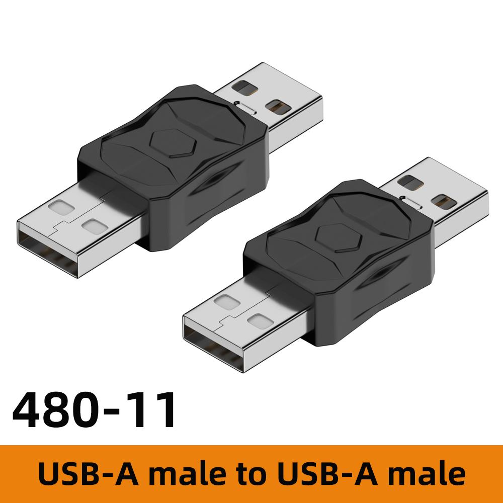 2 Stück USB auf Micro USB Mini USB Adapter Konverter USB Stecker auf Buchse Konverter 480Mbps Anpassbar an verschiedene USB-Serien-Konverter