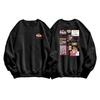 Trendy crayon small round neck loose sweater jacket women's autumn and winter velvet small pullover long-sleeved