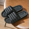 Bath slippers non-slip and water leakage men's summer outer wear bathroom sandals soft bottom home hollow indoor household couple