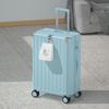 2025 Large Capacity Leather Suitcase with Universal Wheels and Combination Lock