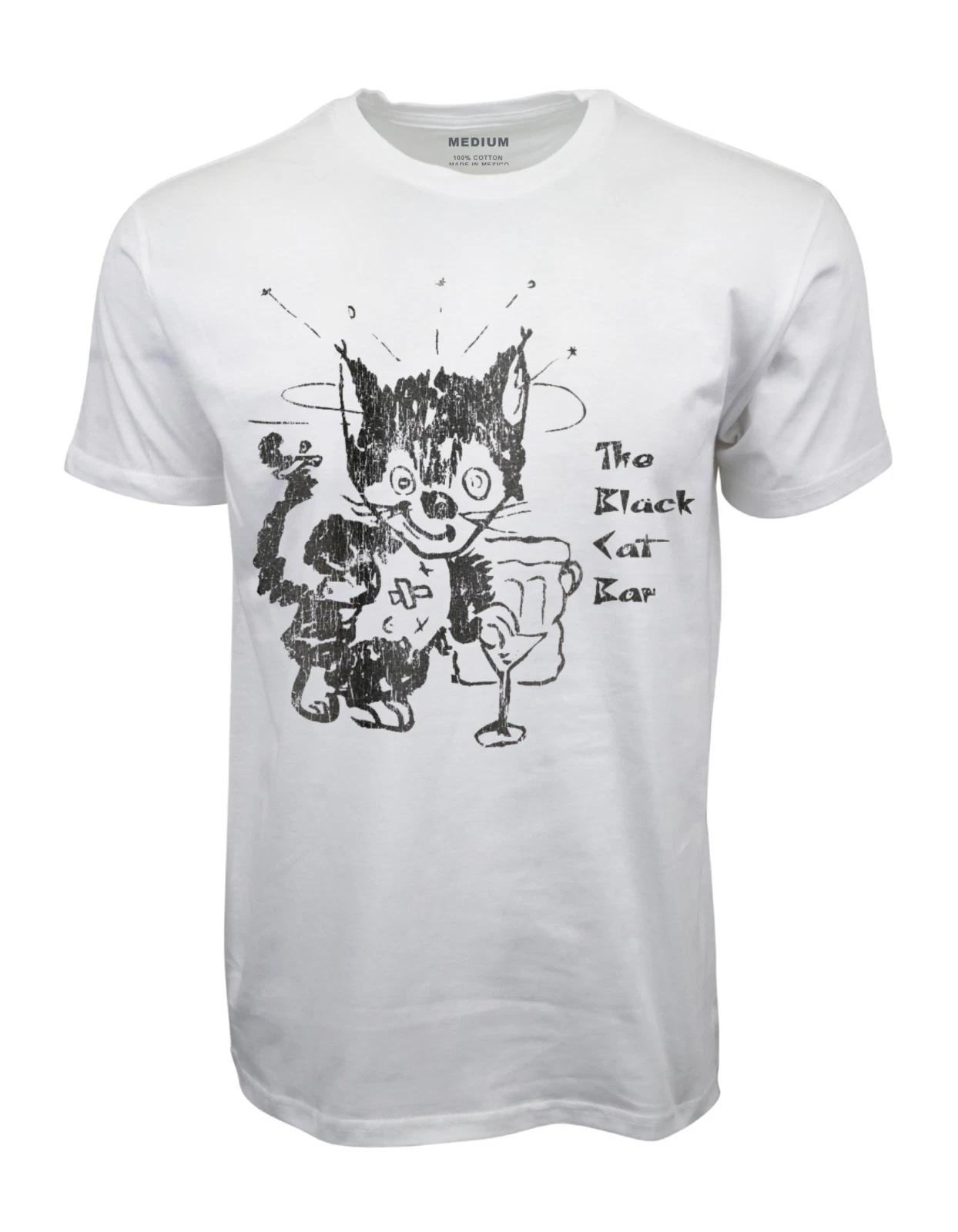 Unisex Adult Casual Graphic THE CAT BAR ULTRA RARE GRAPHIC T-SHIRT ... L