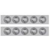 10pcs Wet Transparent NFC Inlay Label Wet Inlay NFC Chip Sticker  Music Wall Application