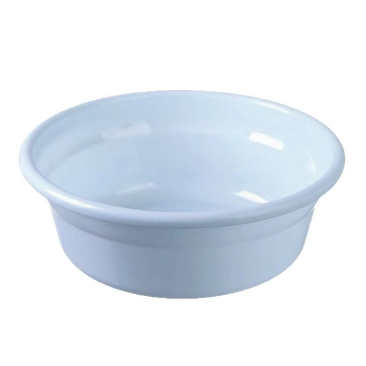 Round Plastic Household Washbasin – Versatile Basin for Laundry, Vegetables, or Dorms