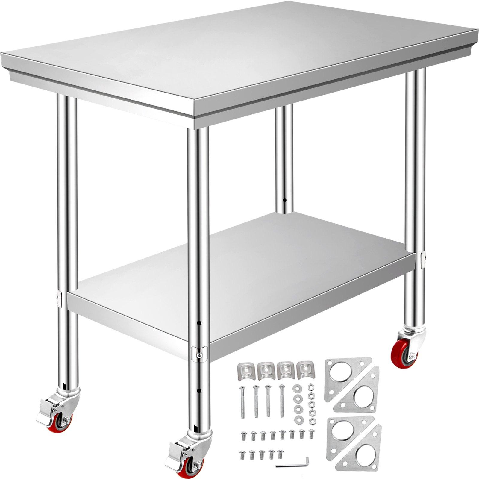 VEVOR Stainless Steel Work Table 12