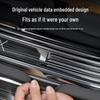 Zeekr 9X Stainless Steel Door Sill Protector - Full Wrap, Scratch & Wear Resistant Welcome Plate