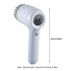 Good-For Kitchen Sink Bathroom Shower Tile Dish Scrubber Brush Electric Scrubber With 5 Brush Heads WHITE