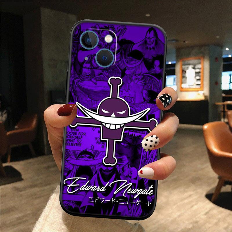 TR25 One Piece Edward Newgate New High-End Shell Phone Case for iPhone SE X XS XR 16E 11 17 Pro Max 8 7 6 6s Plus Air