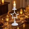 Vintage Moon Candlestick Handicraft Hollow Candle Holders Candle Stand  Party Decoration