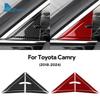 Real Soft Carbon Fiber For Toyota Camry 2018      2024 LHD RHD Car A-pilar Triangle Panel Interior Trim