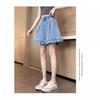 High Waist Harem Denim Shorts - 2024 Wide-Leg Autumn Collection