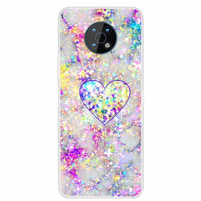 For Nokia G50 Cases G20 G10 G300 Clear Marble Soft Silicone Phone Cases for Nokia G50 5G Back Covers Bumper For NokiaG20 G 50 5G