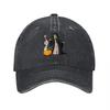Halloween Witch Pumpkin Embroidered Washed Canvas Baseball Cap Classic Fit Unisex Adjustable Hat for Unisex and Women