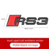 Metal Electroplated A Displacement Trunk Badges, 4WD Emblems for A4 A5 A6 A7, S3 S4 S5 S6 S7 S8 Badges, RS3 RS4 RS5 RS6 RS7