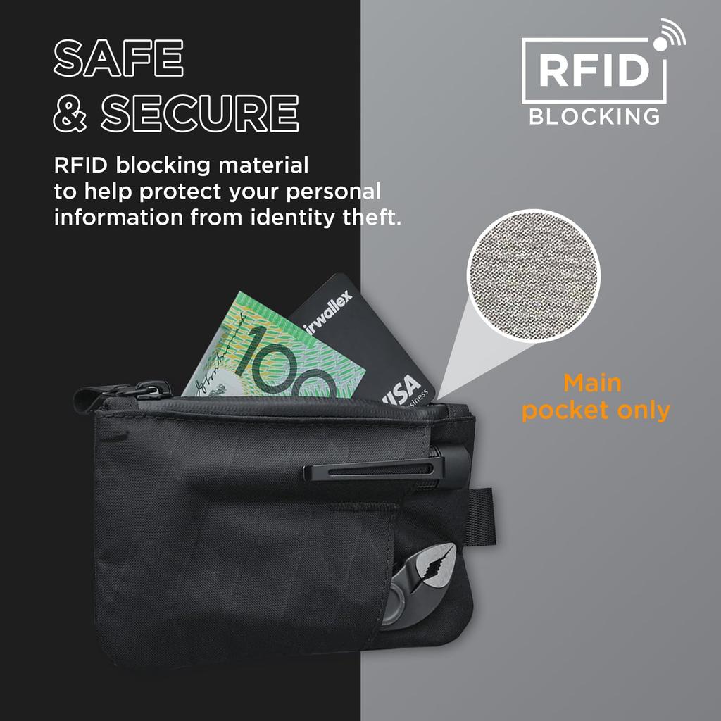 Pouch Zip Pouch PRO [ALPAKA] [Alpaca] Men's (Black VX21)