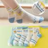 Children's Cartoon Mesh Mid-Calf Socks - Breathable & Sweat-Absorbing, Perfect for Spring & Summer
