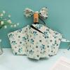 Automatic Sunshade Umbrella with Fresh Floral Design, Suitable for Both Sunny and Rainy Weather, Compact and Portable, Sun Protection Umbrella