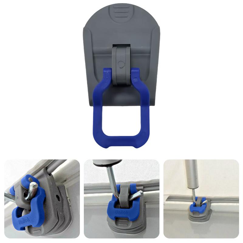 3PCS RV Tarpaulin Clip Adjustable Caravan Awning Pole Bracket Pad Multi-Functional Tent Sunshade Support Pole Clamp RV Accessory
