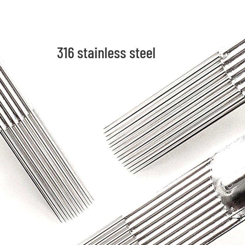 50pcs Disposable Round Liner Tattoo Needles for Coil/Motor Machine