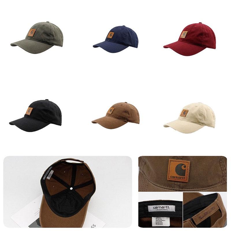 Men's Carhartt Canvas Baseball Cap Adjustable Travel Hat For Adults In Multiple Colors