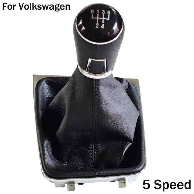 For Volkswagen VW Golf 7 MK7 2013 2014-2017 Gear Shift Knob Lever Complete Gaiter Boot Cover Leather Case Manual 5 6 Speed