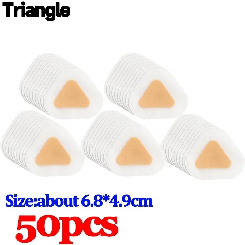 100pcs Gel Heel Protector Foot Patches Adhesive Blister Pad Heel Liner Shoes Stickers Pain Relief Plaster Foot Care Cushion Grip