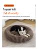 Cross-Border Faux Fur Pet Nest: Warm Round Bed for Dogs & Cats