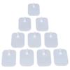 10Pcs 4*6Cm Reusable Tens Machine Electrode Pads Body Massager Selfadhesive Pads