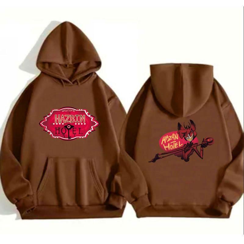 Hazbin Hotel Hoodie Unisex Oversized Cotton Sweatshirt Casual Wear
