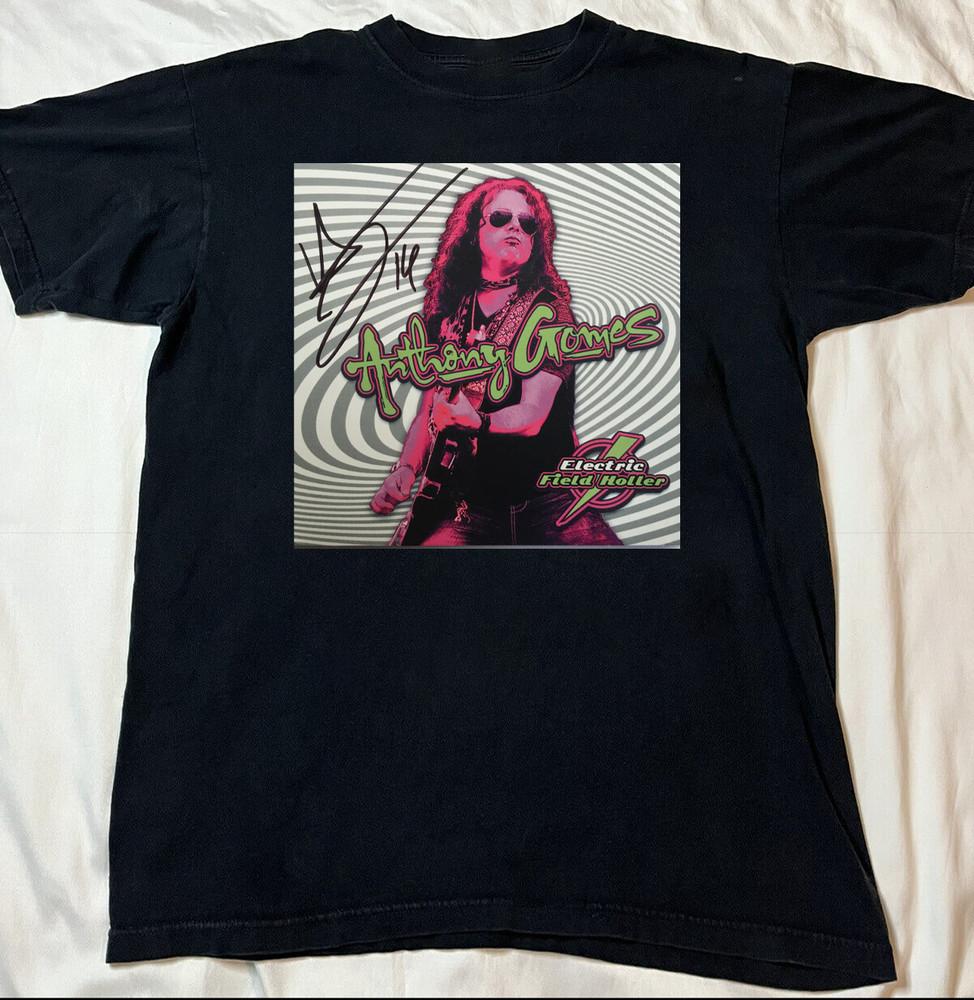 NEW! Anthony Gomes Signature Black Cotton T-Shirt S-5XL NS59 Unisex T-Shirt S