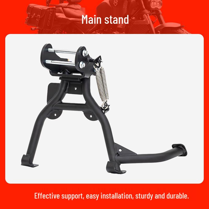 

STORR500 Motorcycle Frame Kickstand: High-End, Stable Double Stand for Parking and Modifications