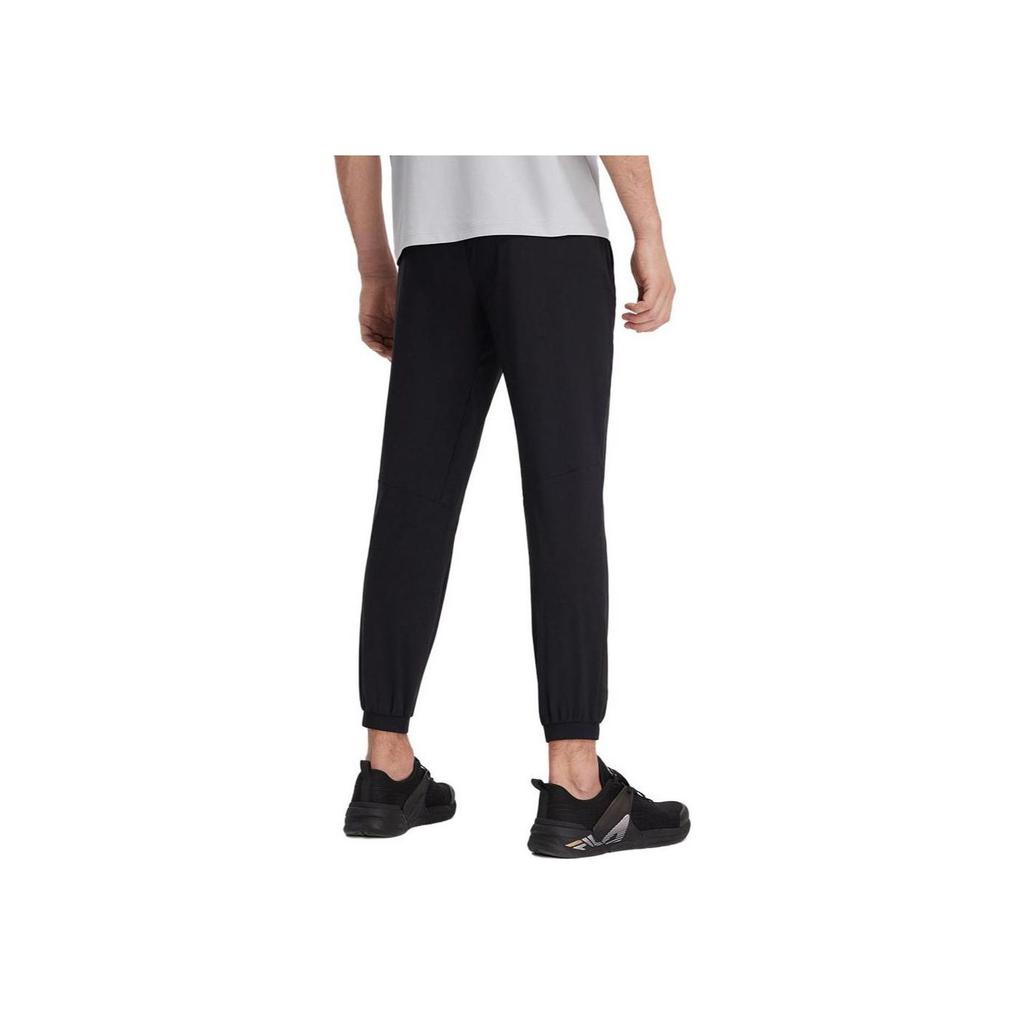 New FILA Knitted Sweatpants Men's Pitch Black A11M321609A-BK
