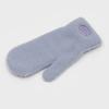 RECLOW FLUFFY LOGO MITTEN GLOVE PURPLE