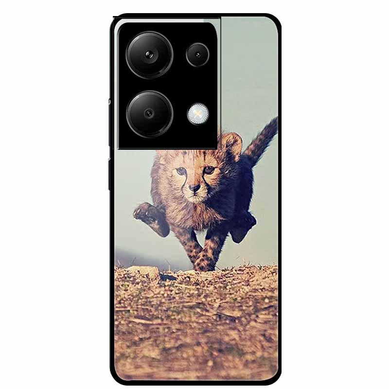 Redmi NOTE 13 PRO 4G Case with Tempered Glass & Aesthetic Color Painting