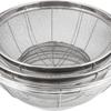 Premium Stainless Steels Strainer Basket For Efficient Draining And Washing Colander with Handle For Kitchen Use
