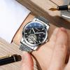 New TOP Brand Luxury Men's Watch With Box Men's Watch Hollow Flywheel Sun Moon Stars Waterproof Steel Band Automatic Men's Mechanical Watches