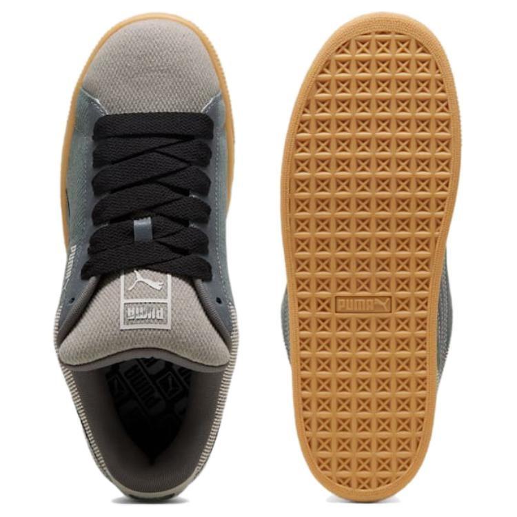 PUMA Suede XL Abrasion Resistant Abrasion Resistant Low top Skateboard Shoes Unisex Gray 398397-02