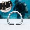 Stainless Steel D Rings Connector Webbing Belts Buckles Replacement Diving Hardware For Swimming Diving And Water Sports