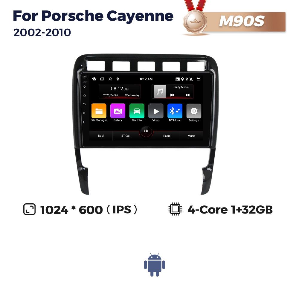 

NaviFly Android Auto Stereo Carplay для Porsche Cayenne 1 2002-2010 5G WIFI Автомобильное радио Головное устройство Мультимедийная система 9-дюймовый HD-экран