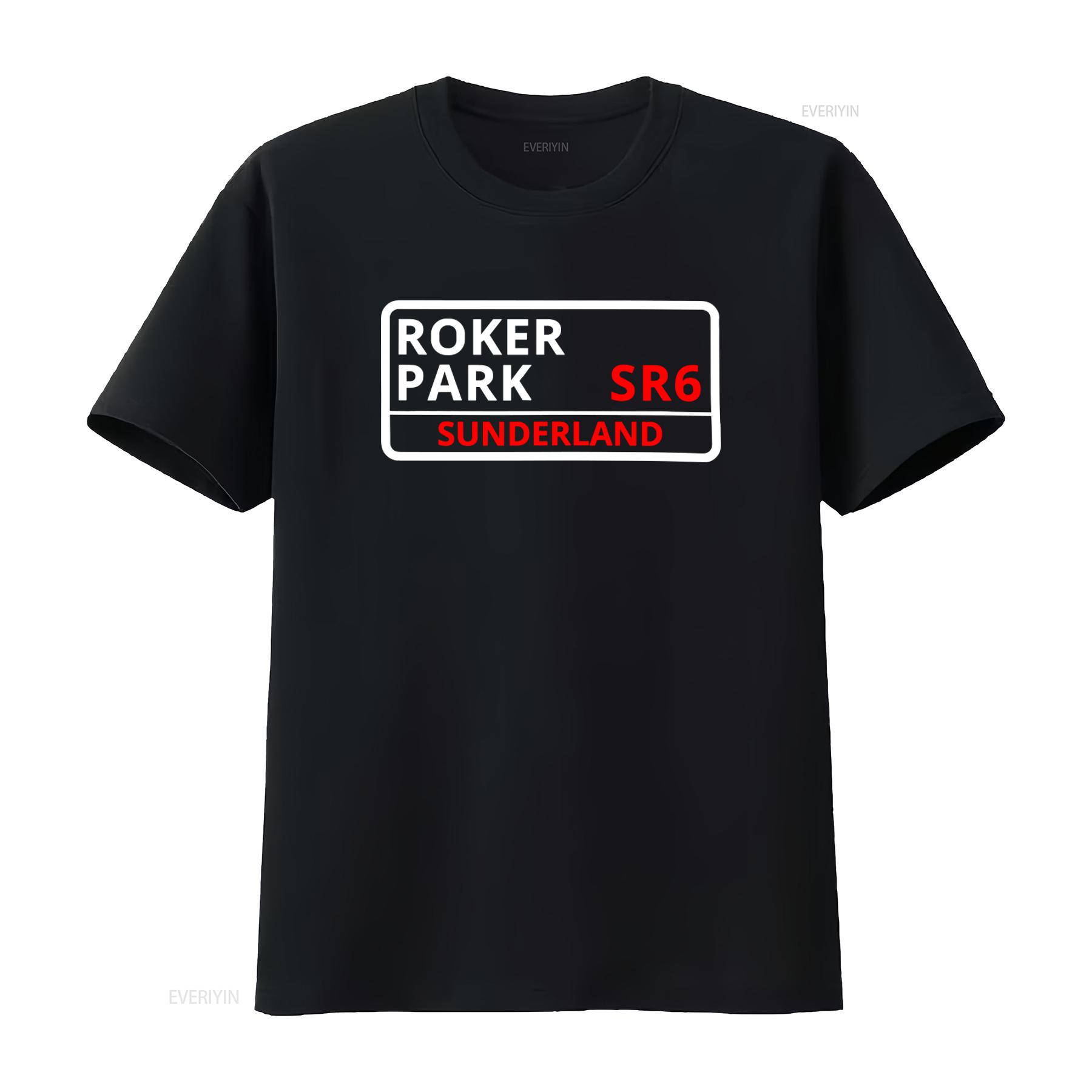 

Sunderland Roker Park Street Sign Organic T Shirt Perfect for Fans of Sunderlands Iconic Stadium vintage Washed Soft Stylish 4XL