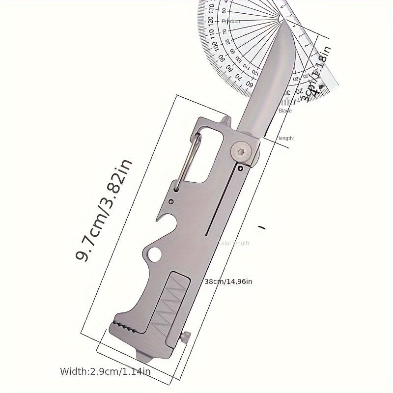 

Многофункциональный нож из нержавеющей стали, брелок, открывалка для бутылок, гаджет EDC Stainless Steel