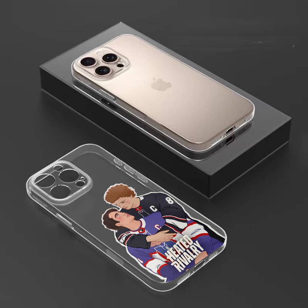 LGBTQ H-Heated R-Rivalry Ice Hockey Phone Case For iPhone17,16,15,14,13,12,11 Plus,Pro Max Soft Transparent Cover